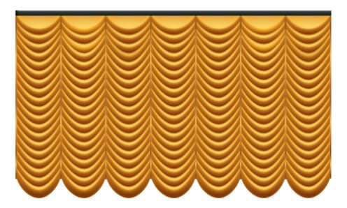 Festoon Austrian Curtain