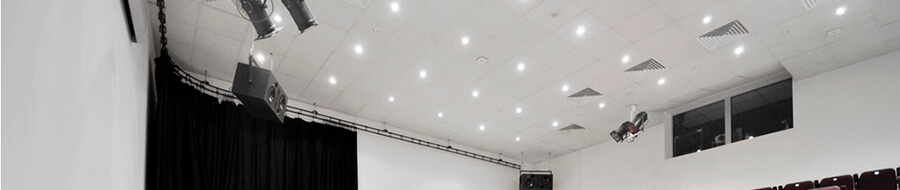 Acoustic sound walls and lamphone